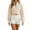 Khaki, variant on Gytharion Women's Plus Size Cropped Half-zip Sweatshirts Stand Collar Solid Color Soft Cozy Fashion Athleisure Pullover Tops Comfortable Basic Pullover Sweatshirts