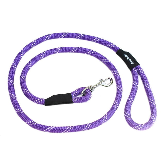 Correa para Perro ZippyPaws Climbers Cuerda Duradera Morada 1.8 m