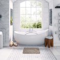 thumbnail image 2 of Bath Rug Memory Foam Mat 3D Pebble Taupe 32"L x 20"W, 2 of 6