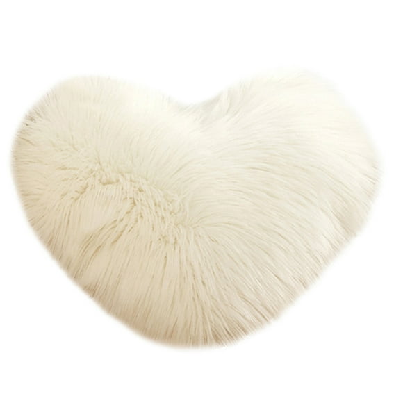 Coussins en Forme de Cœur Lavables Coussins Décoratifs Doux pour Salon Canapé Chambre 40*50cm Cadeaux d'Anniversaire Cadeau de Noël pour Amis Enfants Adultes