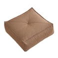 thumbnail image 4 of Cojín de suelo para asiento de puf, funda extraíble y lavable, almohada de suelo para meditación Marrón, 4 of 8