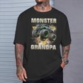 thumbnail image 2 of Monster Truck Are My Jam Monster Truck Grandpa TShirt, 2 of 6