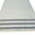 thumbnail image 3 of EORC HL2231WT6X9 Hand-Knotted Wool HANDLOOM Flat Weave DURRIE Rug, 6' x 9', White Area Rug, 3 of 5