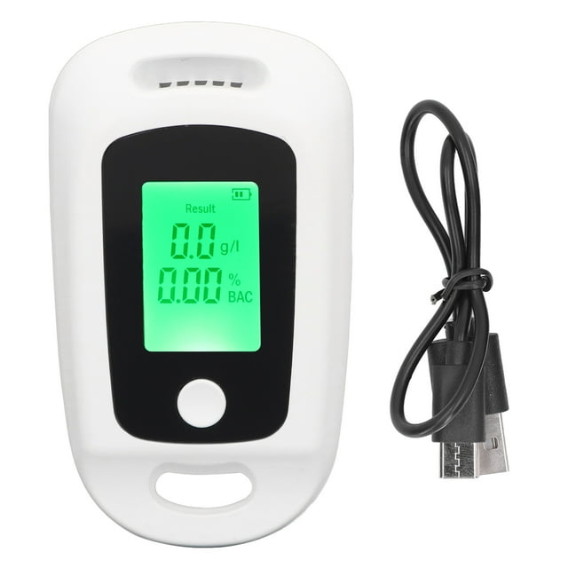 Probador de Alcohol Portátil NikouMX Detector de Alcohol en el Aliento Recargable USB