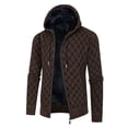 thumbnail image 2 of Ketyyh-chn99 Sweaters for Men Open-Front Cardigan Coat Solid Color Coats for Men A,M, 2 of 5