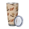 thumbnail image 2 of KLL Cartoon Squirrel Print 40oz Stainless Steel Insulated Car Cup with Spillproof Lid - Keep Your Drink Hot or Cold on the Go-Without Straw, 2 of 8