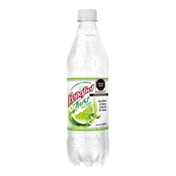 Agua mineral Peñafiel Twist toque de sal y limón 600 ml