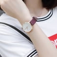 thumbnail image 3 of Stylish and simple belt women's watch versatile waterproof quartz student watch women, 3 of 5