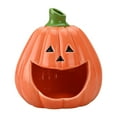 thumbnail image 5 of yotijay Pumpkin Candle Holder Candlelight Halloween Decoration Living Room Votive, 5 of 9