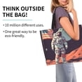 thumbnail image 2 of Disketp Astronaut With American Flag Bolsa Tote Estampada para Mujer, Bolso de Hombro y de Mano para Compras y Viajes, 2 of 8