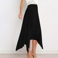 thumbnail image 3 of Women Summer Skirts High Waisted Pleated Swing Long Skirt Casual Elegant Pleated A Line Fashion Casual Skirt, 3 of 7