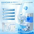 thumbnail image 3 of Multipurpose Bathroom Cleaners, 54 Pack Commercial & Household Toilet Bowl Cleaners, Blue Toilet Bowl Tablets Drop in Tank, Janitorial Deodorizers, 3 of 4