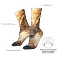 thumbnail image 6 of Honeii Golden Horned White Dragon Print Adult Socks,Crew Socks,Casual Calf Socks,Daily Wear Socks for Men & Women, Perfect for Sports, Casual and Everyday Use, 6 of 6