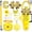 Yellow Sunny, variant on PTSPLLMY Accessory Set for Stanley Cup 30oz/40oz – Handle Strap, Daisy Silicone Boot, Bow & Tumbler Charms, Letter Stickers, Straw Topper, Compatible for Stanley Quencher H2.0