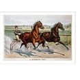 thumbnail image 2 of Historic Framed Print, A humming trot, 17-7/8" x 21-7/8", 2 of 9