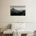 thumbnail image 2 of Elephant Stock Black And White Mountain Wall Art - Horizontal Canvas Wall Art - Living Room Wall Decor - Nature Canvas - Black And Gray Decor - 30" x 20", 2 of 8