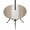 Beige, White, variant on Round Outdoor Tablecloth with Umbrella Hole and Zipper, Dark Green Striped Fitted Table Cover with Elastic Edge for 55-60 Inch, Green White Ombre Farmhouse Gradient Waterproof Patio Tablecoths