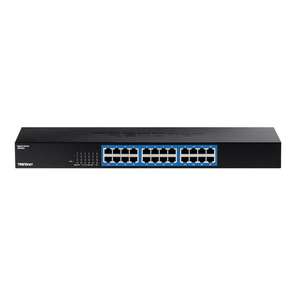 TRENDnet TEG S25 - Switch - 24 x 10/100/1000 - rack-mountable - TAA Compliant