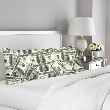 Gckg 100 Dollar Bills Current Money Us Dollar Pillow Covers