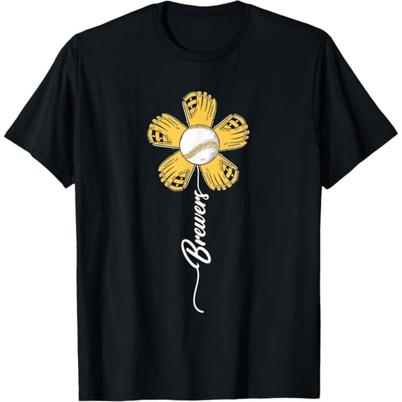 Brewers Name Proud Flower Birrthday T-Shirt BLACK Unisex S-5XL Hot Trending Shirt, Vintage Birthday Gift