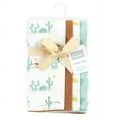 thumbnail image 2 of Hudson Baby Cotton Flannel Burp Cloths, Desert Cactus 4-Pack, One Size, 2 of 6