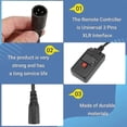 thumbnail image 4 of AC 90-240V Portable 3 Pins Wireless Remote Receiver for Smoke Machine DJ Stage Receiver Fog 400W 50, 4 of 5