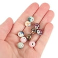 thumbnail image 3 of Raindrops Round Smooth Loose Beads Assorted Colors 20 Pieces Craft Jewelry Making Supplies, 3 of 6