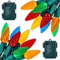 thumbnail image 1 of Guirnalda de luces navideñas Brightown C6 LED, 20 m, 60 LED, paquete de 2, 1 of 8