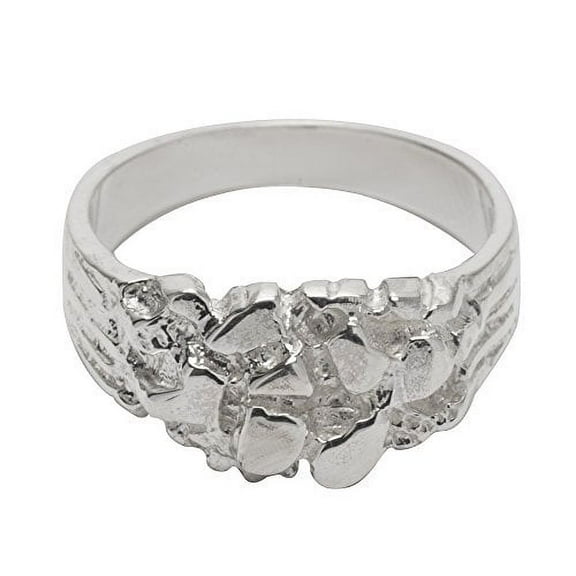 Sterling Silver Nugget Ring