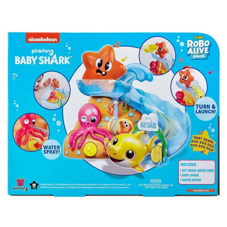 Baby Shark Robo Alive Sing Swim Music Water Park Playset