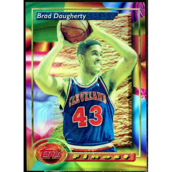 Brad Daugherty Card 1993-94 Finest Refractors #193