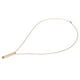 thumbnail image 5 of Collar de respiración consciente de acero inoxidable que reduce el estrés y la ansiedad. Collar portátil con silbato para mujeres y hombres en oro rosa, 5 of 15