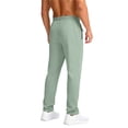 thumbnail image 4 of Hiking Pants Men Men's Solid Color Elastic Waist Drawstring Pocket Casual Sports Ice Silk Trousers Green 2Xl, 4 of 7