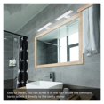 thumbnail image 3 of Front LED Mirror Light, Bathroom LED Mirror Lamp, Wall Cabinet Lights Double Row 10W Chromed Aluminum Modern Waterproof ,Long Lasting, 3 of 6