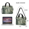 thumbnail image 3 of FORMRS 16" Laptop Sleeve Bag Carrying Case with Handle Travel Shoulder Briefcase, Ghosts Playing in A Garden, 3 of 8