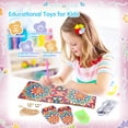 thumbnail image 4 of Wooden Diamond Art Kits for Kids Ages 4-12: Girls Gifts 8-12 Year Olds DIY 5D Painting Craft Set with Wooden Jewelry Bag, Birthday Gift for Teen Girls 9-15, 4 of 7