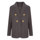 thumbnail image 2 of TaTaai Women's Casual Suit Coat Long Sleeve Lapel Collar Button Front Patch Pockets Solid Color Blazer Slim Fit Lightweight Spring Summer Daily Office Wear Gift, 2 of 5