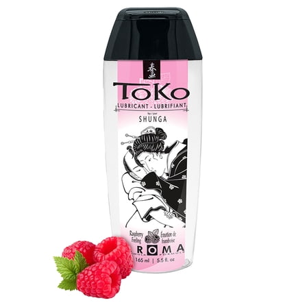 Shunga Toko Aroma Water-based Personal Lubricant, 5.5 oz, Raspberry Feeling