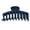 Dark Blue, variant on 10-Pack Large Matte Hair Claw Clips for Women - Non-Slip Jaw Clamps (4.33x2.16 Inches) - Durable Spring, 180° Open, Secure Hold for Thick/Thin Hair - 10 Multi-Color Styling Hair Clips with Gift Box