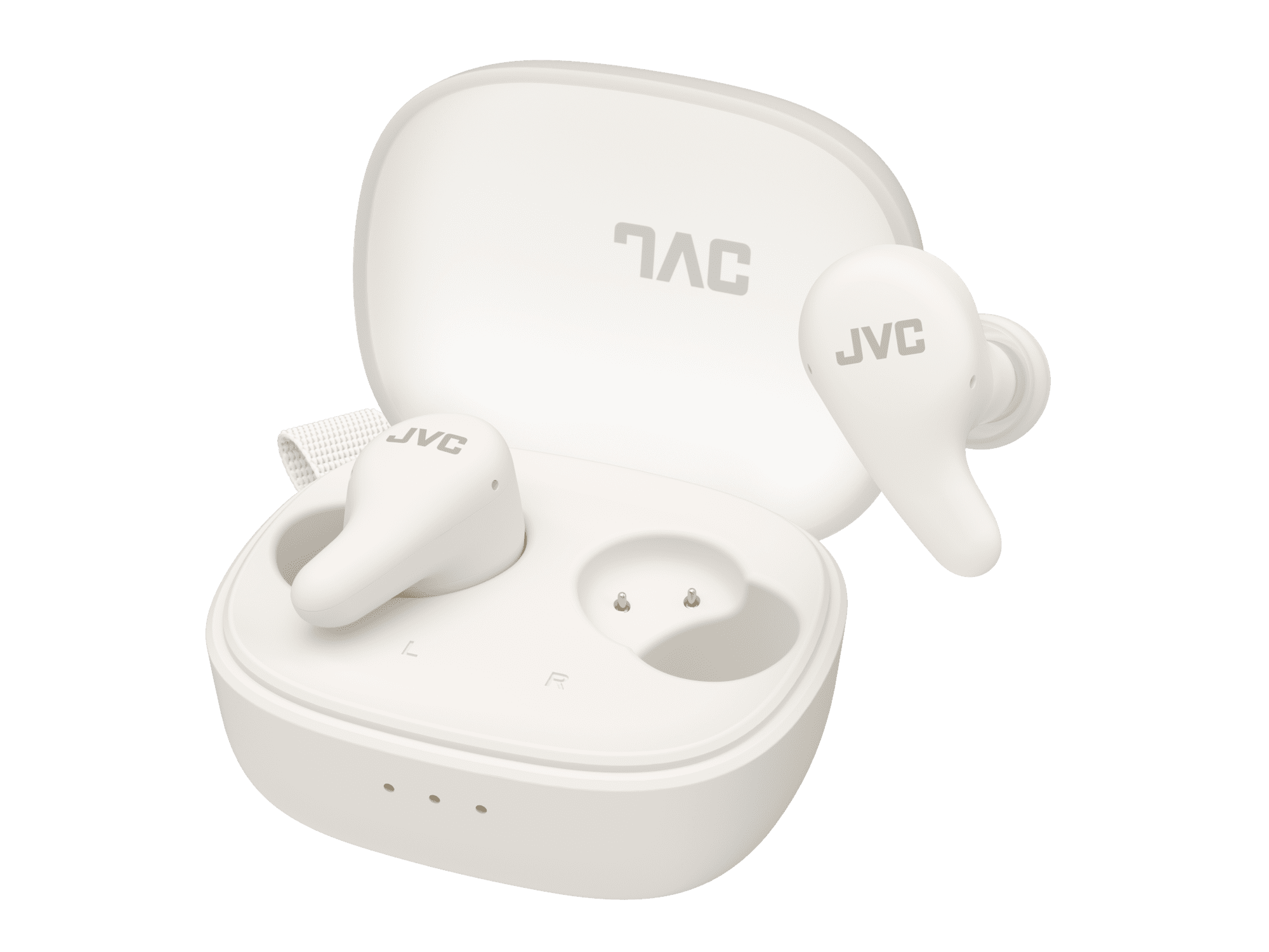 JVC Gumy Premium True Wireless Earbuds Noise Cancelling, Bluetooth 5.4 Headphones 26H Battery, ANC Ambient Mode, Gaming Low Latency, USB-C Case