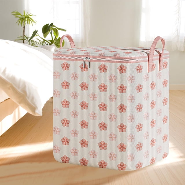 Large Clear Waterproof Quilt Storage Bag with Reinforced Handles for Moving, Dormitory, and Home Organization