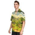 thumbnail image 2 of Ckdifva Jungle Animals Savanna Mens Button Down Short Sleeve Shirt Casual Shirts Beach Hawaiian Shirts, 2 of 8