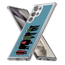 TalkingCase Slim Fit Phone Case Compatible for Samsung Galaxy S24 Ultra(Not S24, S24  Plus), KPOP Bangtan 16 Print, Lightweight,Flexible, USA Print