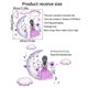 thumbnail image 3 of 1 Sheet, Purple Flower Butterfly Moon Girl Wall Sticker, Vinyl Peel And Stick For Girl's Bedroom, Home Room Decor, 3 of 4