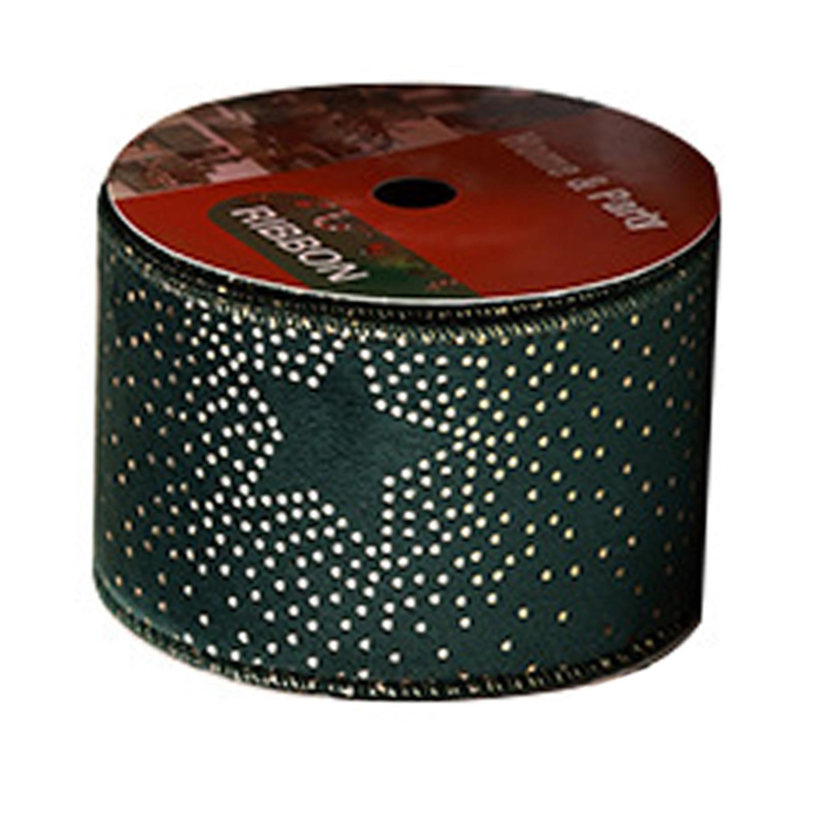 Sharprepublic Christmas Ribbon Decorative Ribbon for Handmade Crafts Gift Wrapping Bouquet Green A