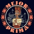 thumbnail image 2 of Junior's Encanto Dolores Mejor Prima Circle  Graphic Tee Navy Blue X Large, 2 of 3
