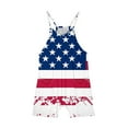 thumbnail image 5 of Tdoqot 4th of July Clothes for Girls Rompers- Casual Cute Summer Sleeveless Kids Jupsuits with Pockets Blue Size 9-10 Years, 5 of 6