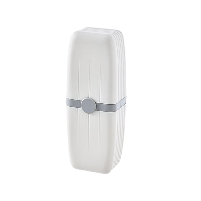 Travel Toothbrush Case with Ventilation Holes, Portable Hygiene Kit for Toothpaste & Dental Tools
