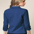 thumbnail image 4 of Made by Johnny Women‘s 3/4 Sleeve Blazer Open Front Cardigan Jacket Work Office Blazer S BLACK, 4 of 6