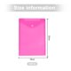 thumbnail image 2 of Bolsa de archivo adhesiva vertical Desiderio de 12 piezas, material de oficina, bolsa de archivo adhesiva, bolsa de información de plástico transparente de color simple, rosa, 2 of 5
